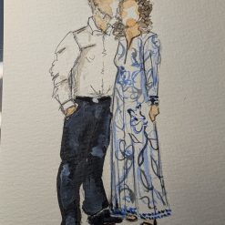 Wedding and party live illustration