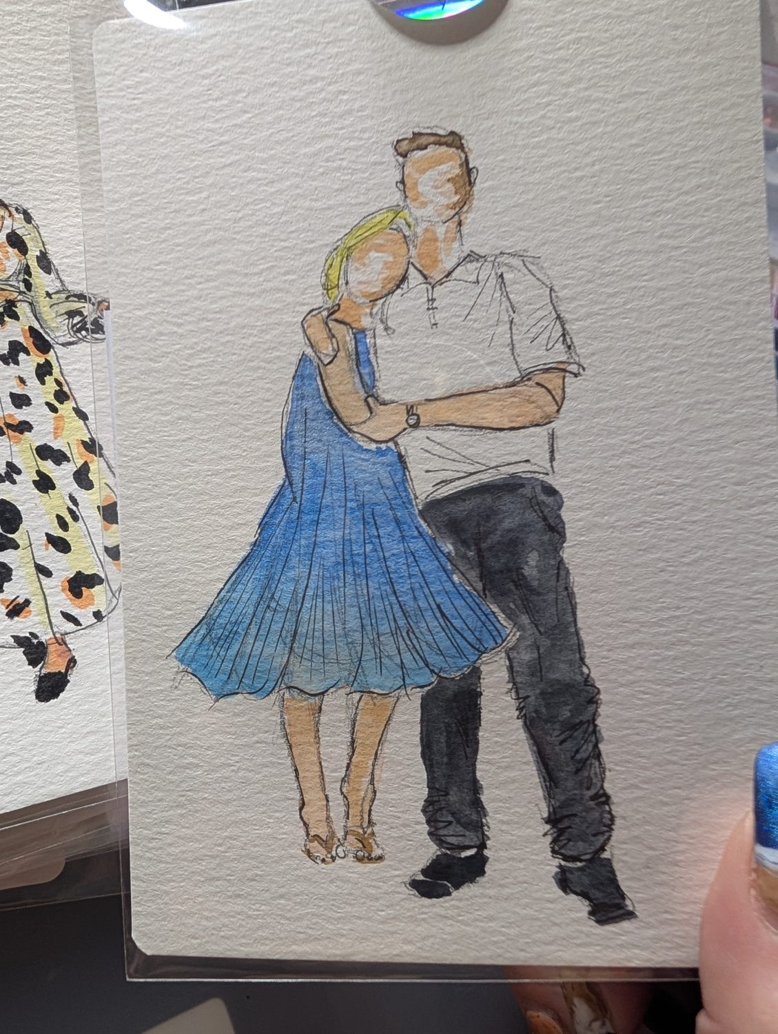 Wedding and party live illustration Wedding and party live illustration