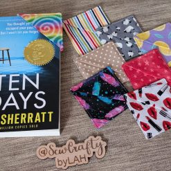 Fabric corner bookmark 1 Fabric corner bookmark 1