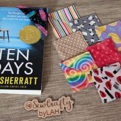 Fabric corner bookmark