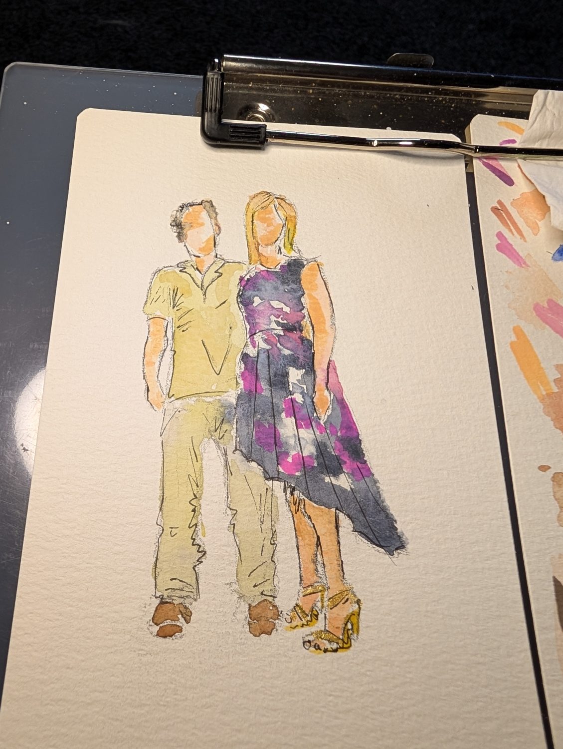 Wedding and party live illustration Wedding and party live illustration