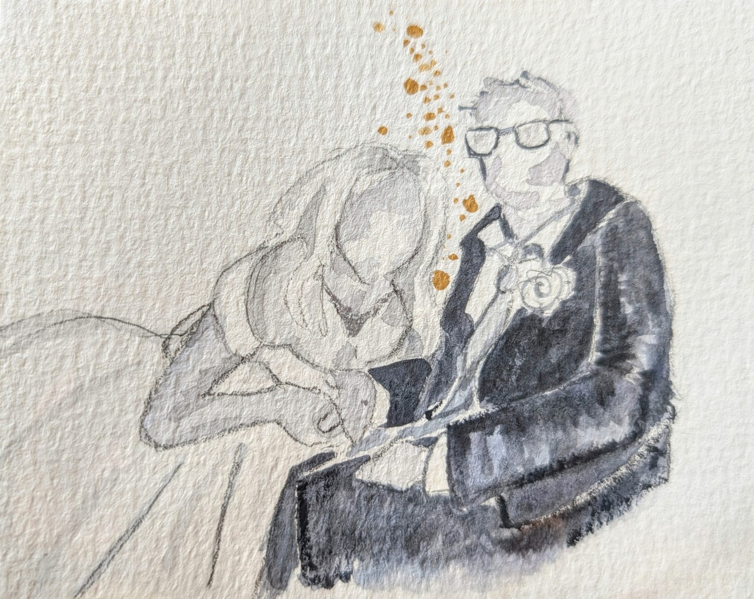 Wedding and party live illustration Wedding and party live illustration