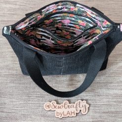 Denim Zipped Handbag 1 Denim Zipped Handbag 1