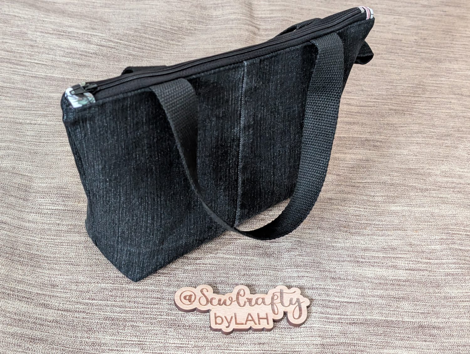 Denim Zipped Handbag Denim Zipped Handbag