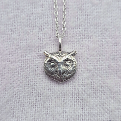 Pendant Only - Owl Sterling Silver Pendant