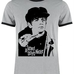 Nostalgia A Hard Days Night Ringo ringer t-shirt