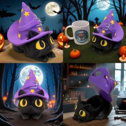 Witches Cat Trinket Box
