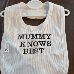 EMBROIDERED BIB