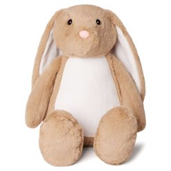 Large soft personalised rabbit
