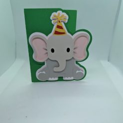 Elephant 3d Card