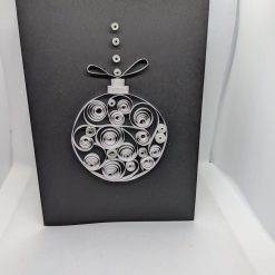 Christmas Bauble Quilled Card