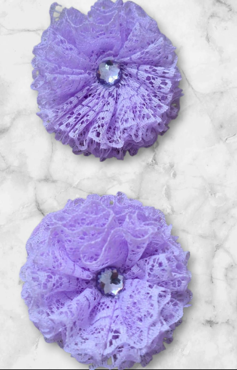 Gift box with hair clips and hairbows collection in light purple color (7 in 1) Gift box with hair clips and hairbows collection in light purple color (7 in 1)