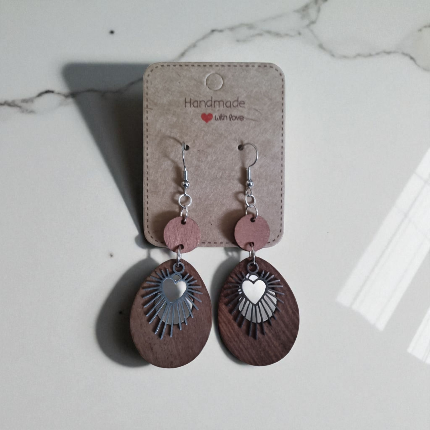 Wooden Drop Earrings Wooden Drop Earrings