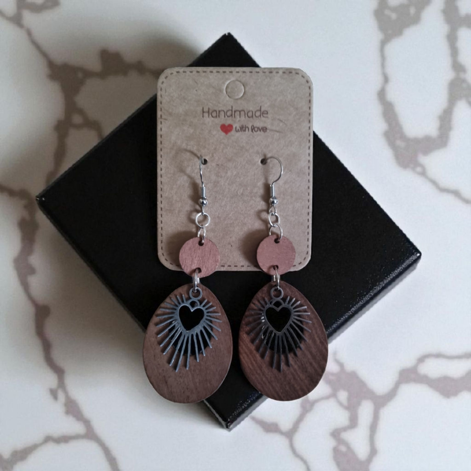 Wooden Drop Earrings Wooden Drop Earrings