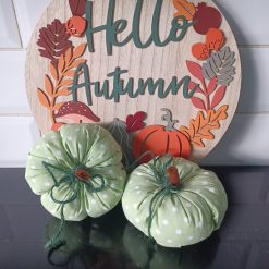 Fabric pumpkins