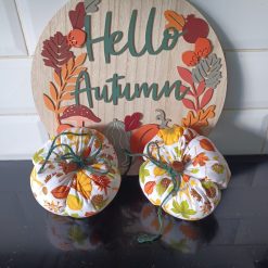 Fabric pumpkins