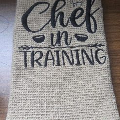 Embroidered Kitchen Towel