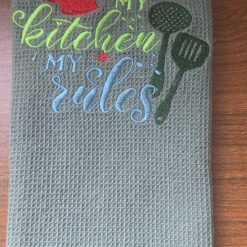Embroidered Kitchen Towel