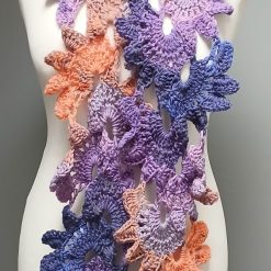 Crochet Flower Scarf 1 Crochet Flower Scarf 1