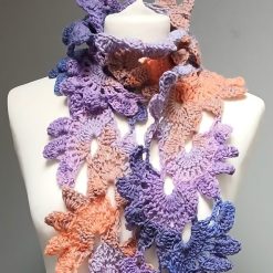 Crochet Flower Scarf