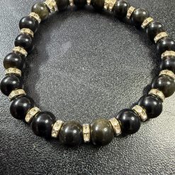 Amethyst and Fluorite bracelet