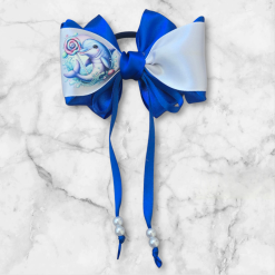 Hairbows with animals print ( 2 hairbows) 10