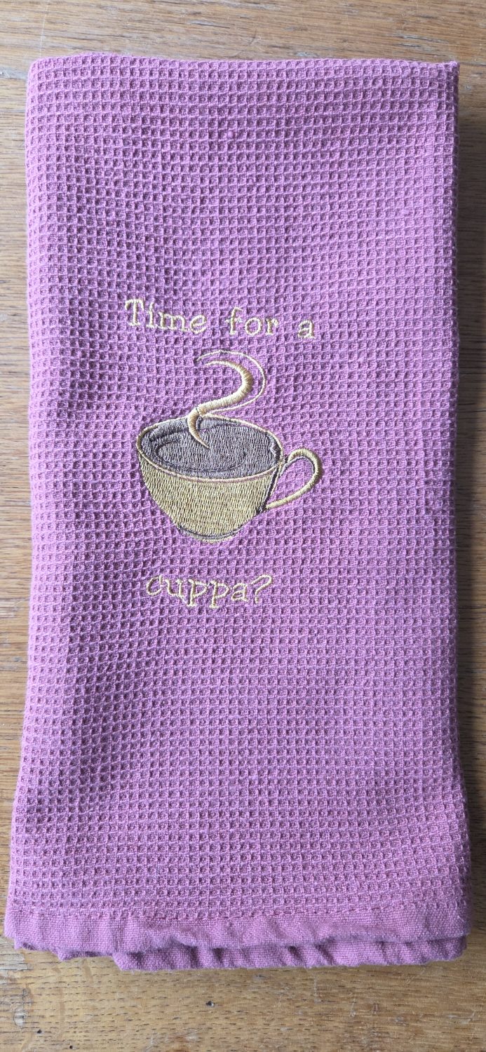 Embroidered kitchen towel Embroidered kitchen towel