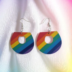 Rainbow Dangle Earring