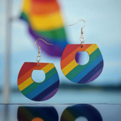 Rainbow Dangle Earring 1 Rainbow Dangle Earring 1