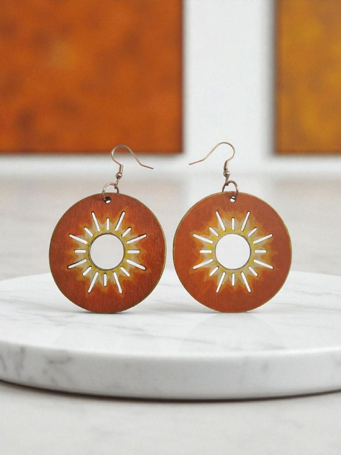 Sunburst Dangle Earrings Sunburst Dangle Earrings