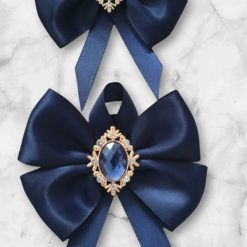 Gift box with hairbows collection in navy blue color! (6 in 1) 1 Gift box with hairbows collection in navy blue color! (6 in 1) 1