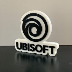 3D Ubisoft Gaming Logo Plaque Decorative Shelf Desk Man Cave Gift