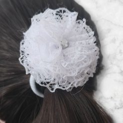 Gift box with hairbows pretty white colors! (6 in 1) 2