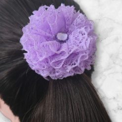 Gift box with hair clips and hairbows collection in light purple color (7 in 1) 2 Gift box with hair clips and hairbows collection in light purple color (7 in 1) 2