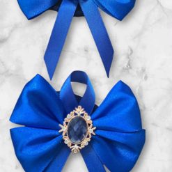 Gift box with hair clip and hair bows pretty in royal blue (5 in 1) 3 Gift box with hair clip and hair bows pretty in royal blue (5 in 1) 3