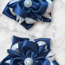 Gift box with hairbows collection in navy blue color! (6 in 1) 2 Gift box with hairbows collection in navy blue color! (6 in 1) 2