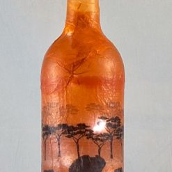 Sunset Elephants - Hand Made Lamp