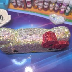 Hello Kitty Glasses Case Bling Glass Rhinestones 2 Hello Kitty Glasses Case Bling Glass Rhinestones 2