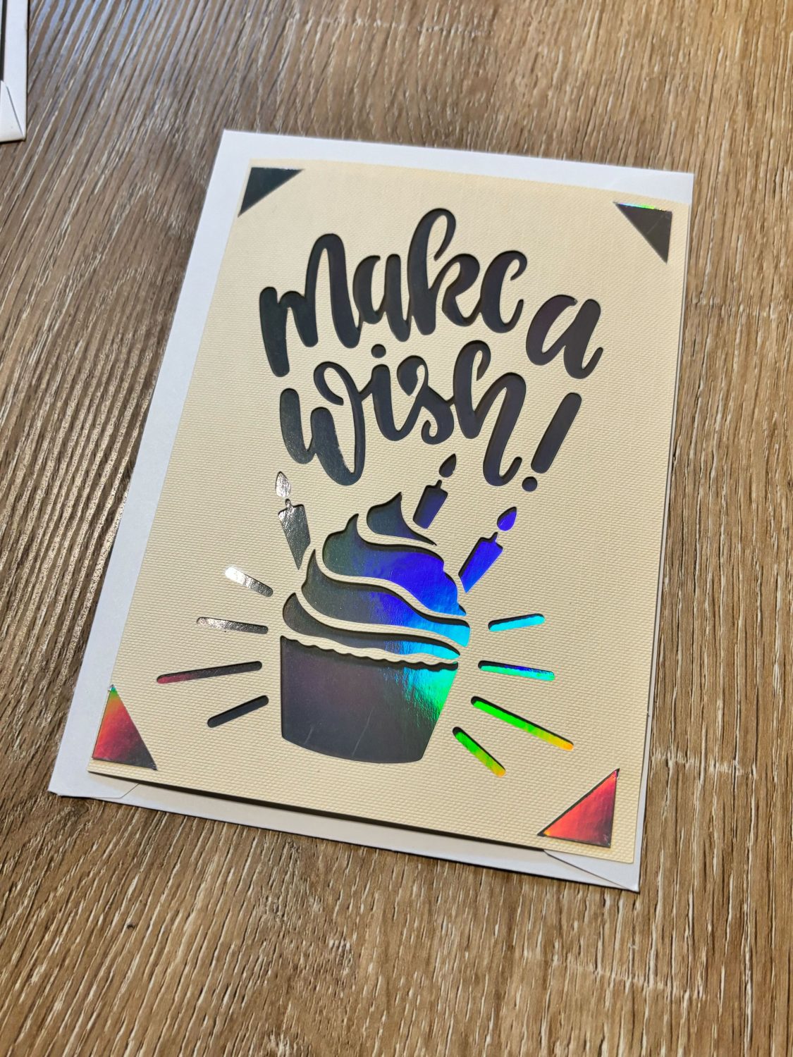 A Set of 4 Handcrafted Birthday Cards – Precision Cut Designs A Set of 4 Handcrafted Birthday Cards – Precision Cut Designs