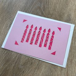 A Set of 4 Handcrafted Birthday Cards – Precision Cut Designs 2 A Set of 4 Handcrafted Birthday Cards – Precision Cut Designs 2