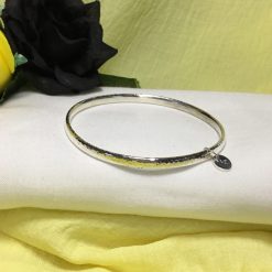 Classic Solid Sterling Silver Bangle 2 Classic Solid Sterling Silver Bangle 2