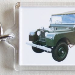 Land Rover Series 1 SWB 1951 - Plastic keyring with a 50 x 35mm insert printed on two sides 1