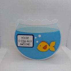 O-Fish-Ally Awesome 3d Card
