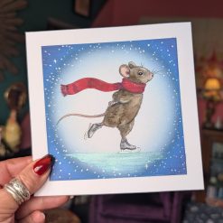 The Box of Delights Ice Skating Mouse Greetings Card **SOLD OUT**