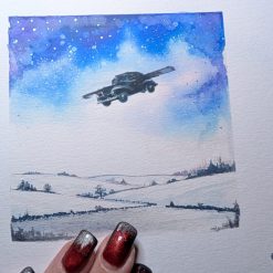 The Box of Delights Caroplane Greetings Card ** SOLD OUT**
