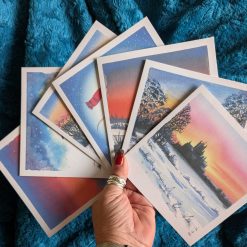 The Box of Delights Ice Skating Mouse Greetings Card **SOLD OUT**