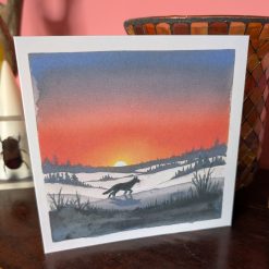 The Box of Delights Ice Skating Mouse Greetings Card **SOLD OUT**