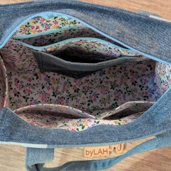 Denim multi-pocket hand bag 5 Denim multi-pocket hand bag 5