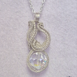 Wirework Crystal Necklace