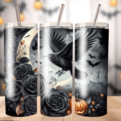 Crow and Roses